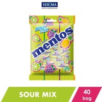 MENTOS POUCH BAG SOUR MIX - 40 x 36s [1 carton]